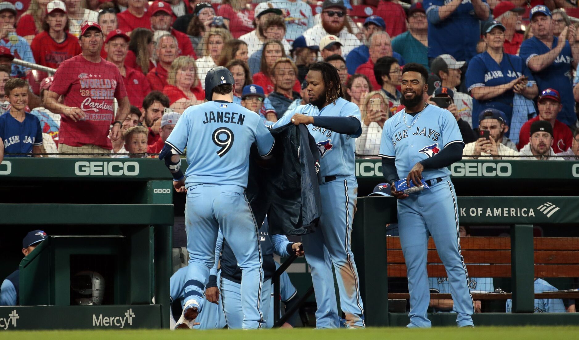 Cardinals, Blue Jays play at Busch